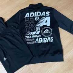 値下げ160 アディダス 上下セット セットアップ ジャージ トレーニングウェア