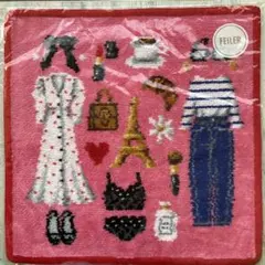 【新品】FEILER ★IENA ハンカチ（レッド）