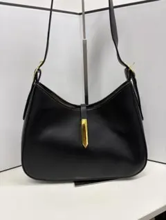 【未使用】2WAY ショルダーバッグ ハンドバッグ インナーポーチ付き ブラック
