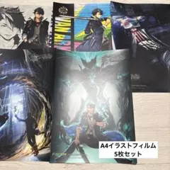 A4イラストフィルム 4枚セット 閃の軌跡 閃の軌跡III 創の軌跡