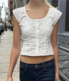 BRANDY MELVILLE 半袖ブラウス