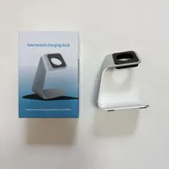 Apple Watch スタンド 縦置きタイプ アルミ製 シルバースタンド