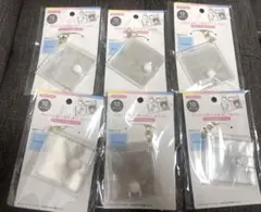 【6点セット】セリア　アルバムキーホルダー　5×5㎝　匿名配送