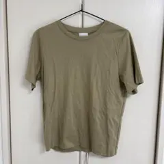 グリーンレーベルリラクシング 半袖Tシャツ カーキ M クルーネック 無地 美品のサムネイル