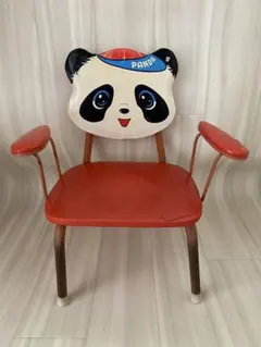 昭和レトロポップ 当時物 パンダ こどもイス こどもチェア - メルカリ