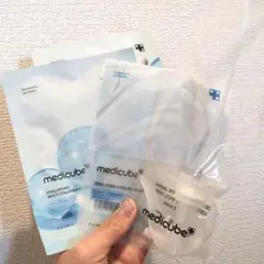 medicubeヒアルロン酸コラーゲンマスク2枚+ゼロポアクーリングマスク1枚