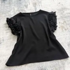 ANAYI アナイ2.4万 完売 コサージュブラウス 38 エステルダブルクロス