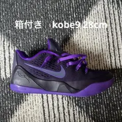 NIKE KOBE 9 EM LOW パープル バスケットボールシューズ28cmのサムネイル