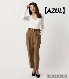 3/6までお値下げ【AZUL BY MOUSSY】ハイウエストクロップドパンツ