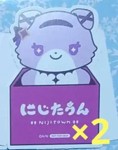 にじストア5周年記念CP 特典ランダムダイカットポップスタンド 壱百満天原サロメ