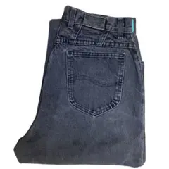 usa製 90s Lee リー ブラックデニムパンツ テーパードシルエット