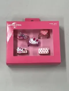 ユニバーサルスタジオ キティちゃん 指輪セット 16号