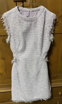 ツイード ミニワンピース saturdayclub