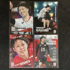 JVA バレーボール 男子 日本代表 2025 山本智大 4枚セット