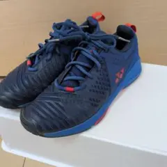 YONEX ヨネックス テニスシューズ パワークッション 25.5cm ネイビー