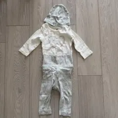 H&M 長袖ボディスーツ・パンツ・帽子3点セット　2-4month 60サイズ