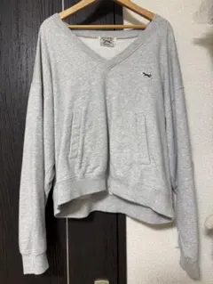 FREAK'S STORE Vネック トレーナー グレー