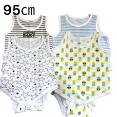 【まとめ売り】95㎝　タンクトップ　ロンパース　夏用　男の子