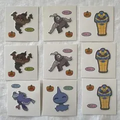 ポケットモンスター　ポケモン　デコキャラシール　9枚