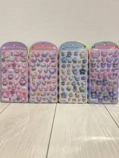 れ*ん様 【正規品】コットンパフィーシール　サンリオ　ベイマックス　4種セット