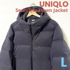 UNIQLO ユニクロ シームレスダウンジャケット グレー L - メルカリ