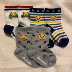 ミキハウス ベビー靴下 3足セット 11〜13cm