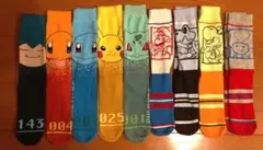 26cm〜　US購入　ポケモン　マリオ　ロングソックス　9本セット