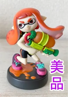 【初期化済】　スプラトゥーン amibo イカガール　オレンジ