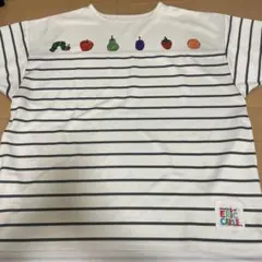 学研　保育士　Tシャツエプロン はらぺこあおむしビックシルエット