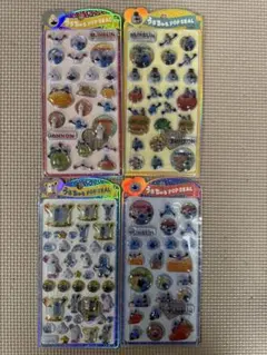 【国内正規品】パペットスンスン　うるちゅるポップシール 4点セット