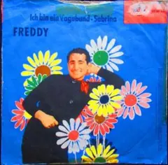 3【ジャケットのみ/1958年 ドイツ原盤】フレディ/FLOWER/花/フラワー