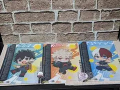 くら寿司 ヒロアカ コラボ マルチシート 缶バッジ ラバスト セット