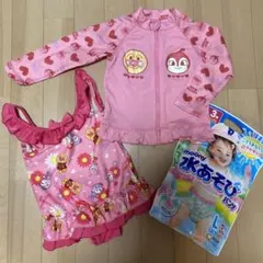 アンパンマン 水着 スイムウエア ワンピース型 ドキンちゃん コキンちゃん