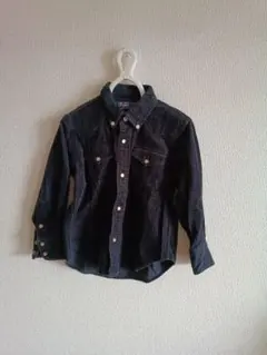 【Polo by Ralph Lauren】長袖シャツ 100cm ブラック黒