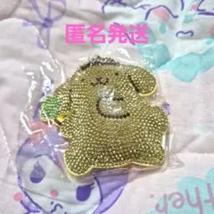 サンリオ　ポムポムプリン　ラインストーンマスコット