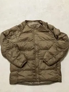 美品☆ユニクロ☆Lサイズ☆リサイクルダウンジャケット　ブラウン