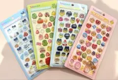 ぷっくりシール　立体シール　３Dシール　たまごっち　4点セット