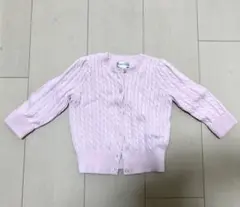 【新品未使用】Ralph Lauren ピンク カーディガン 12M