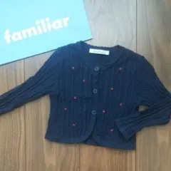 ＊超美品＊ファミリア 薄手カーディガン サイズ80