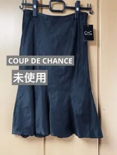 COUP DE CHANCE 未使用 フレアスカート ブラック 通勤 サイズ38のサムネイル