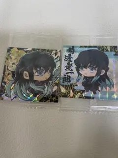 鬼滅の刃ウエハース 時透無一郎 ステッカーセット2枚