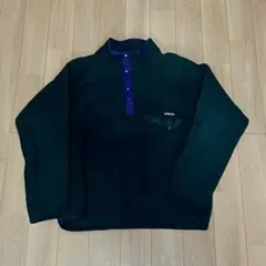 90s patagoniaパタゴニア シンチラ スナップT ジャマイカ製グリーン