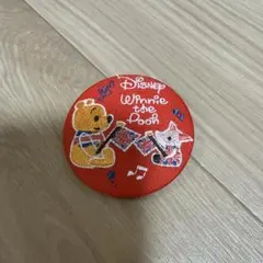 ディズニー プーさん 刺繍缶バッジ ユニオンジャック 100周年記念バッジのサムネイル