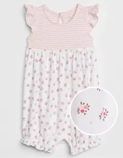 水通しのみ新品★baby GAP ロンパース 50cm 0-3month