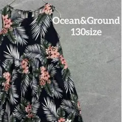 □Ocean&Ground ノースリーブ ボタニカル柄のサムネイル