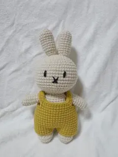 デニムのうさぎくん。ぬいぐるみ アーティストベア テディベア アート