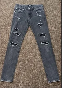 AZUL BY MOUSSY スキニーデニム ブラック Sのサムネイル