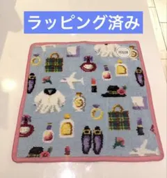 【新品】フェイラー FEILER 伊勢丹 羽田空港限定 ハンカチ ブルー