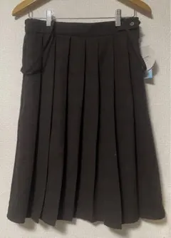 新品タグ付き　Laumeomi.. ブラウンチェック　2way プリーツスカートのサムネイル