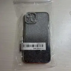 iPhone 13 シルバーグリッターケース SHEIN